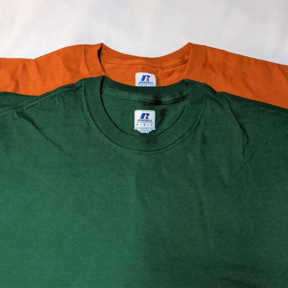 Russell Athletic T-Shirt 2 Pack Men's Medium M NWT Cotton Gym Workout Tees Lot - Picture 1 of 9